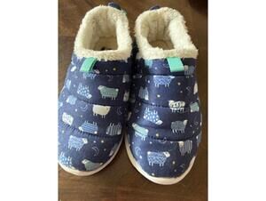 Lands End Boys Size 13w Slippers